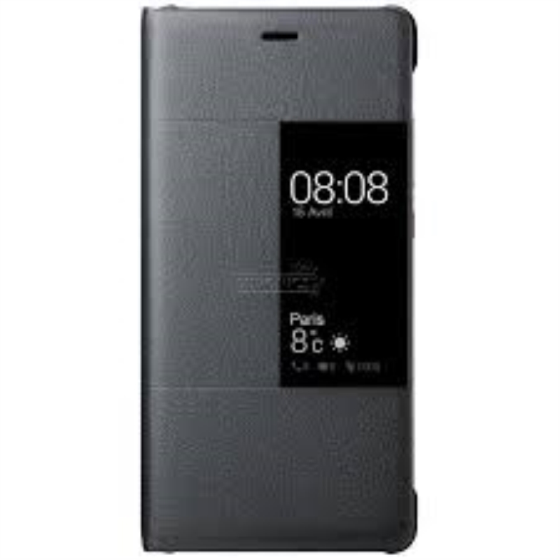 HUAWEII Custodia cover a libro View Flip per Huawei P9 dark